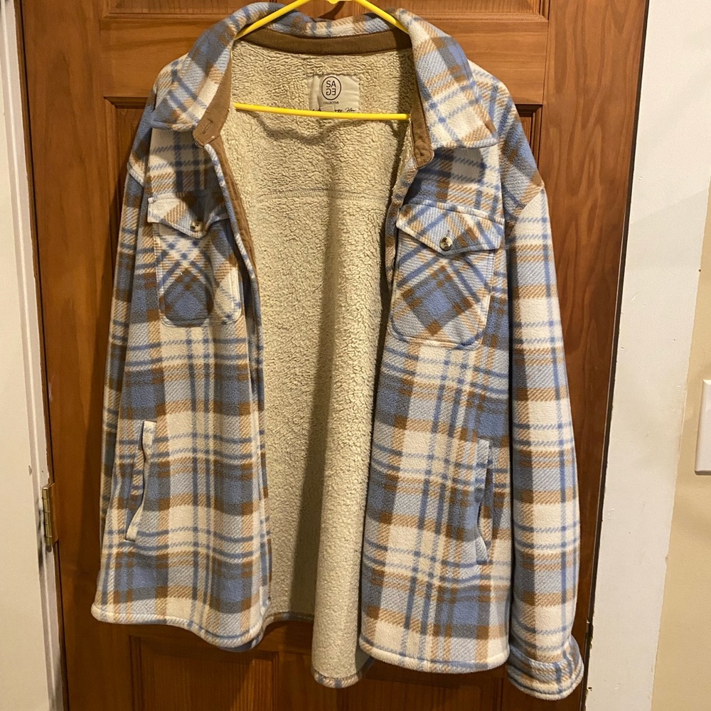 Blue Flannel Sage Collective Jacket